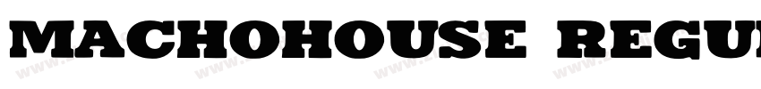 Machohouse Regular字体转换